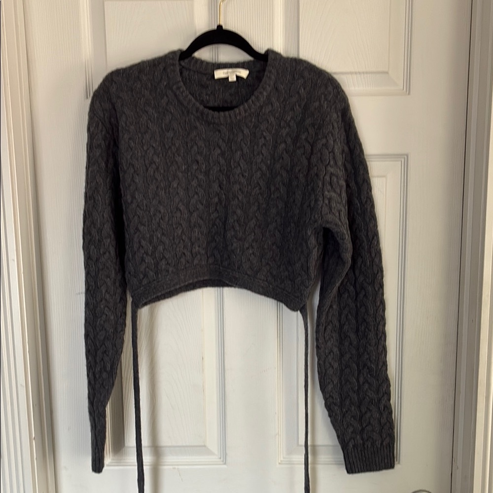 Favorite Daughter Crew Neck Crop Sweater